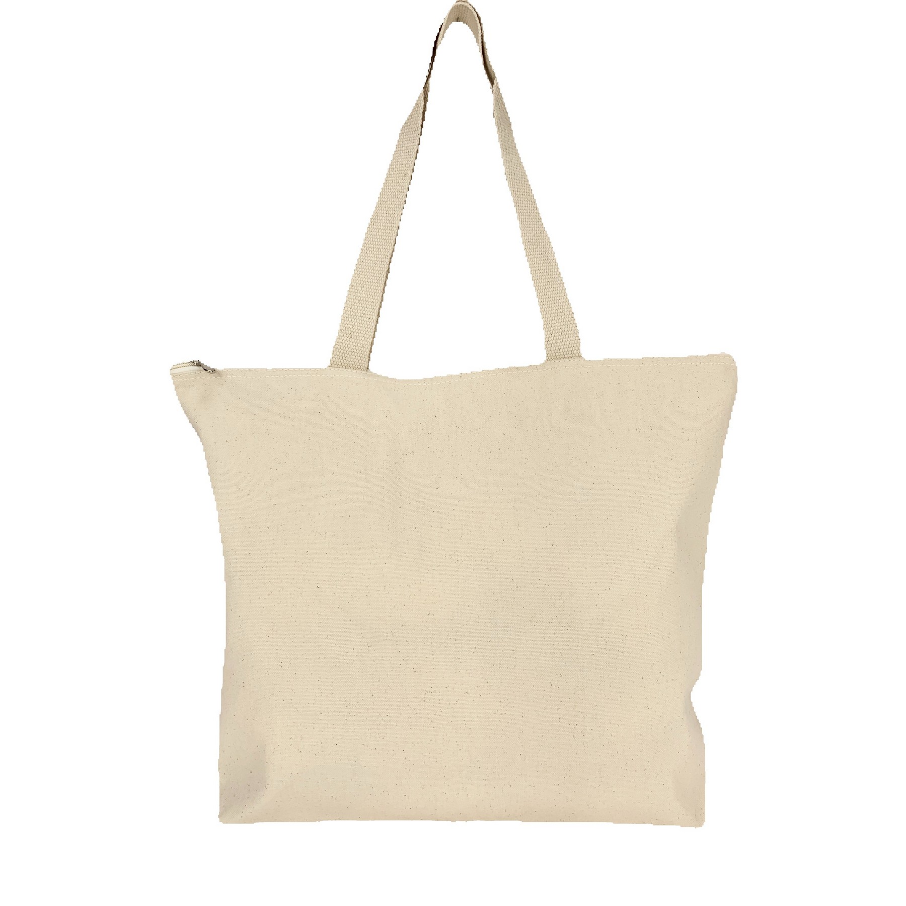 Cotton Zippered Shopping Tote | Bag Ladies