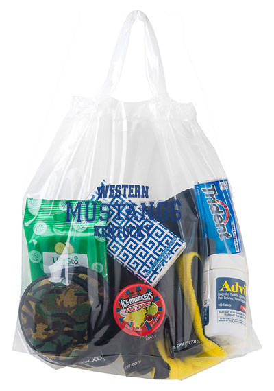 Draw Tape Handle Security Bag